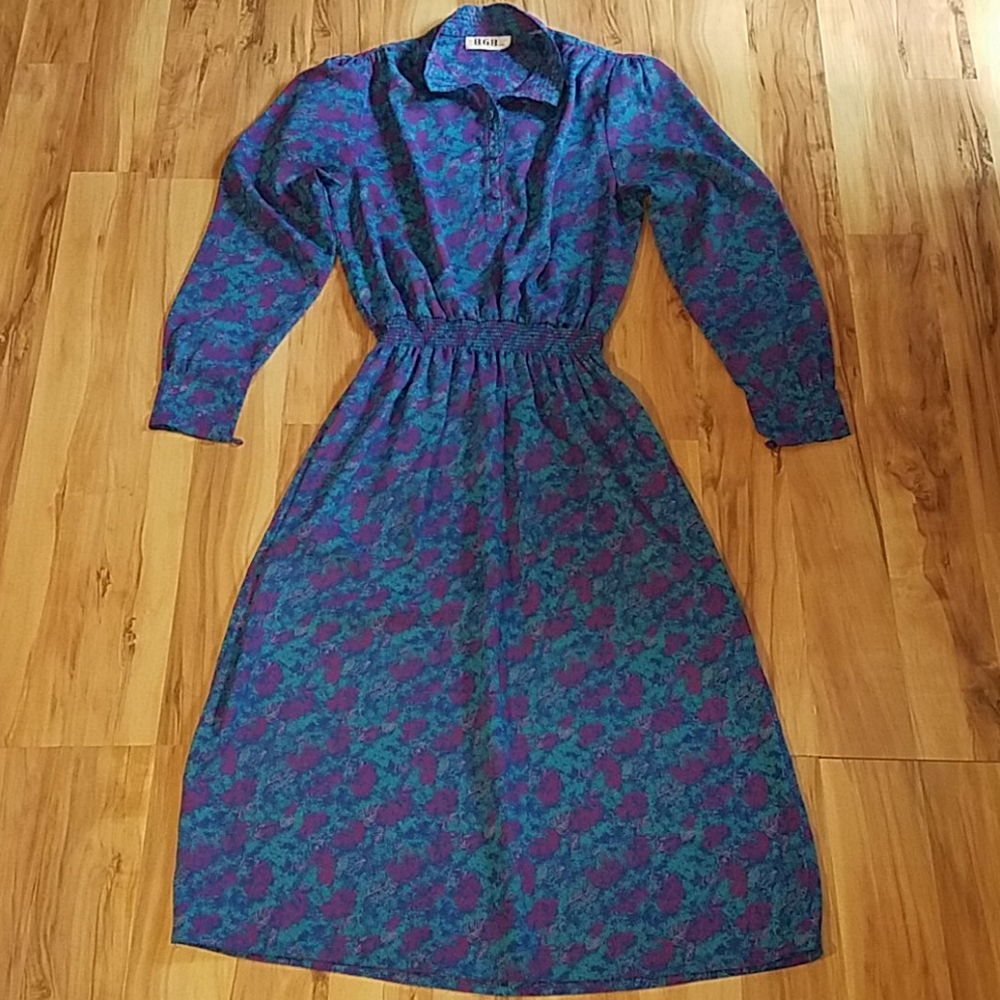 Vintage 80s Bgb Ltd Day Dress View 2
